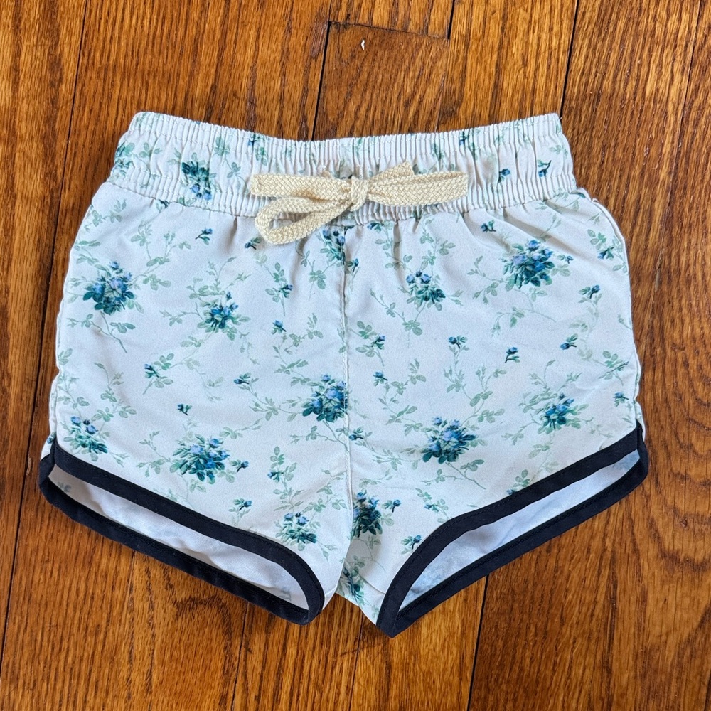 Minnow Swim floral boys swim shorts
